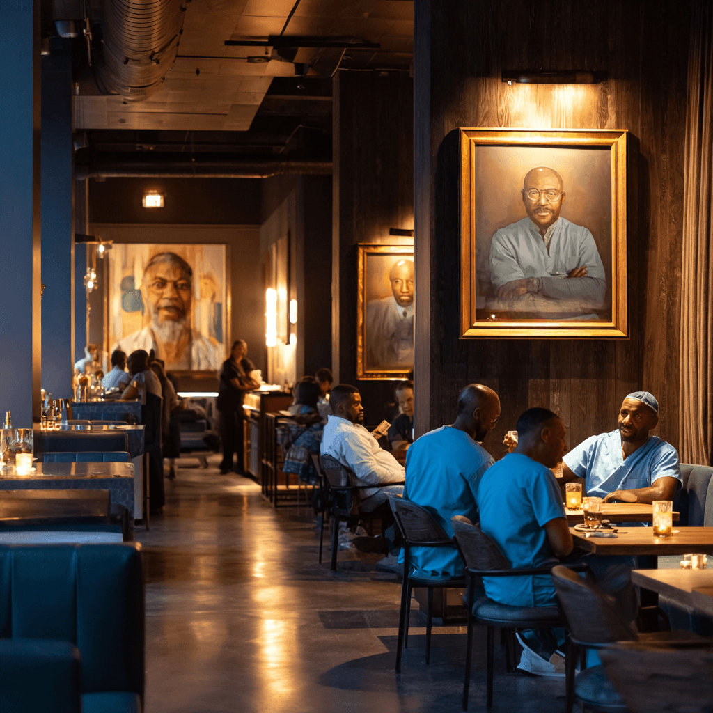 MedBar Interior - Where healthcare heroes unwind